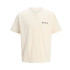 Camiseta Jack and Jones Jorsnake Hombre Antique White