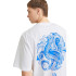 Camiseta Jack and Jones Jorsnake Hombre Bright White