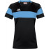 Camiseta de Fútbol Kappa Dareta Mujer Black/Blue Sky