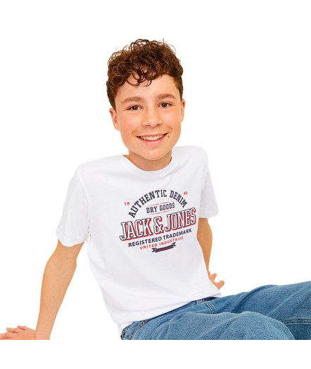 Camiseta Jack and Jones Jjelogo Oneck 2Col 24/25 Jnr...