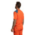 Camiseta Trx2 Pro Short Hombre Tangerine Tango/Azul marroquí