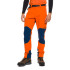 Pantalones Largos Trangoworld Mourelle Dr Hombre Naranja vibrante/Ópalo azul