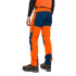 Pantalones Largos Trangoworld Mourelle Dr Hombre Naranja vibrante/Ópalo azul