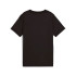 Camiseta Puma Essentials 2 Color No.1 Logo Infantil Negro/Amarillo Sunny