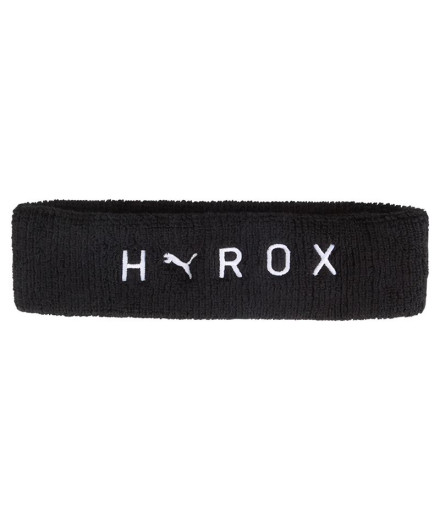 Cinta de pelo de Fitness Puma X Hyrox Headban Hombre Negro