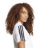 Camiseta adidas 3Bandas Sj Mujer Blanco/Negro
