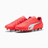 Botas de fútbol Puma King Match Fg/Ag Rojo/Blanco