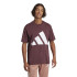 Camiseta adidas Big Logo Sj Hombre Granate/Blanco