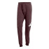 Pantalones adidas Big Logo French Terry Hombre Granate/Blanco