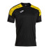 Camiseta Joma Championship VIII Hombre Negro/Amarillo