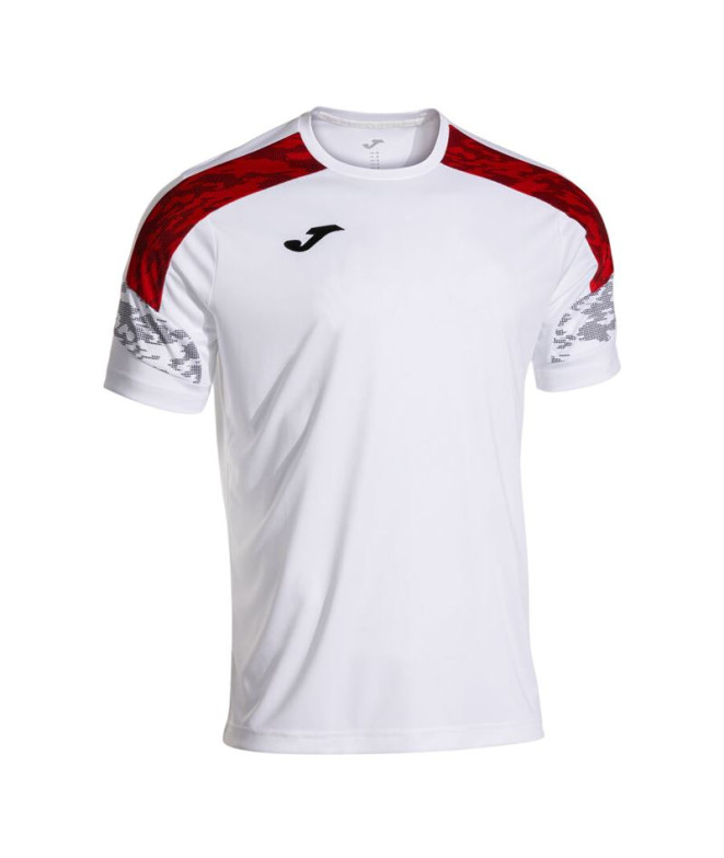 Camiseta Joma Championship VIII Hombre Blanco/Rojo