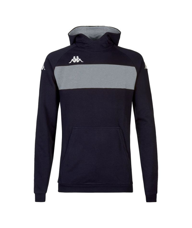 Sudadera Kappa Daccio Hombre Azul Marino/Gris...