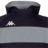 Sudadera Kappa Daccio Hombre Azul Marino/Gris Melange