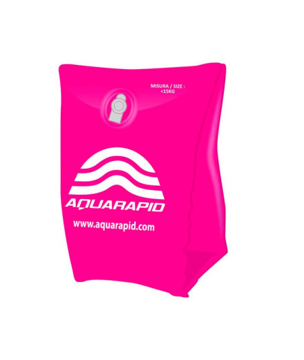 Manguitos de Natación Aquarapid Braccioli 15Kg Bebé Rosa