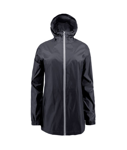 Chubasquero De Montaña Joluvi Rain Pack Negro Blanco Mujer