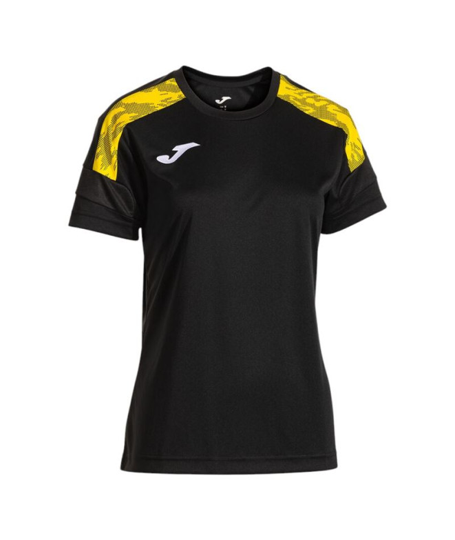 Camiseta Joma Championship Viii Negro Amarillo...