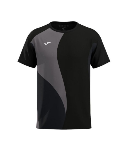 Camiseta De Tenis Joma Torneo Negro Antracita Niño