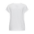 Camiseta Only Onpaubree Life On Ss Bat Loose Mujer Cloud Dancer