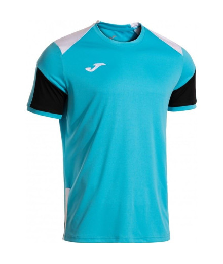 Camiseta Joma Danubio Hombre Turquesa/Negro