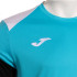 Camiseta Joma Danubio Hombre Turquesa/Negro