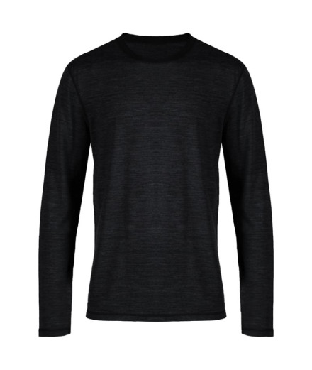 Camiseta de Montaña Joluvi Termico Merino Base Negro