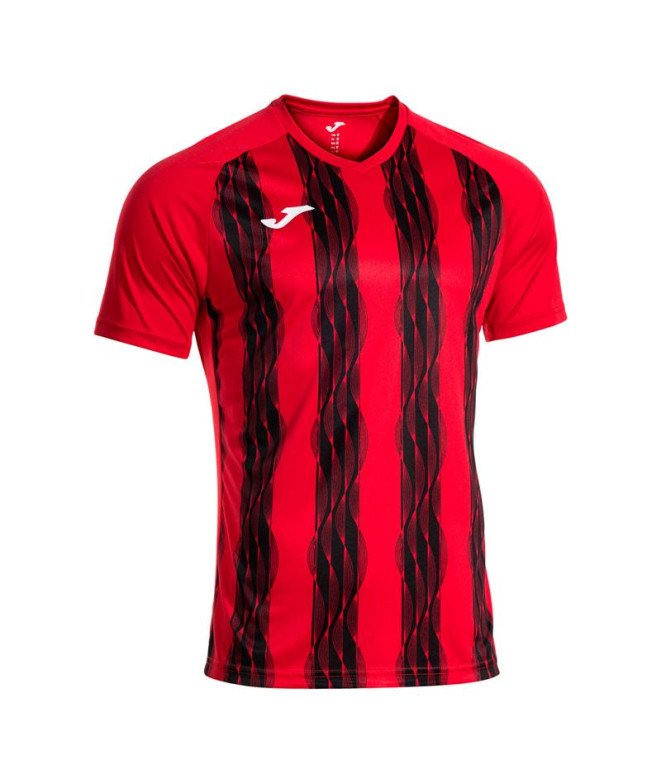 Camiseta Joma Inter V Rojo Negro Niño