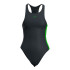 Bañador Joma Splash Negro Verde Fluor Niña