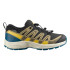 Zapatillas de Montaña Salomon Xa Pro V8 Black/Gray Green/Powder Giallo Infantil