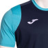 Camiseta Joma Cancha Dark Navy Turquesa Flú Niño