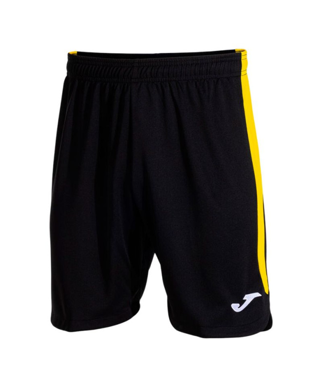 Pantalones Joma Glasgow II Negro Amarillo Niño