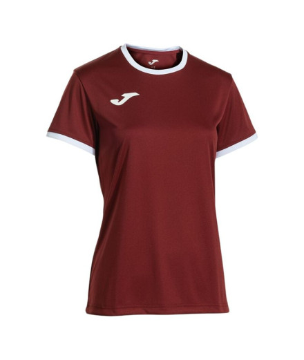 Camiseta Joma Combi Premium Burdeo Blanco Niña