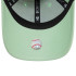 Gorra ajustable New Era 9FORTY New York Yankees Mujer verde pastel