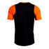 Camiseta Joma Cancha Negro Naranja Niño