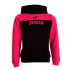 Sudadera Joma Con Capucha Park Negro Fucsia Niña