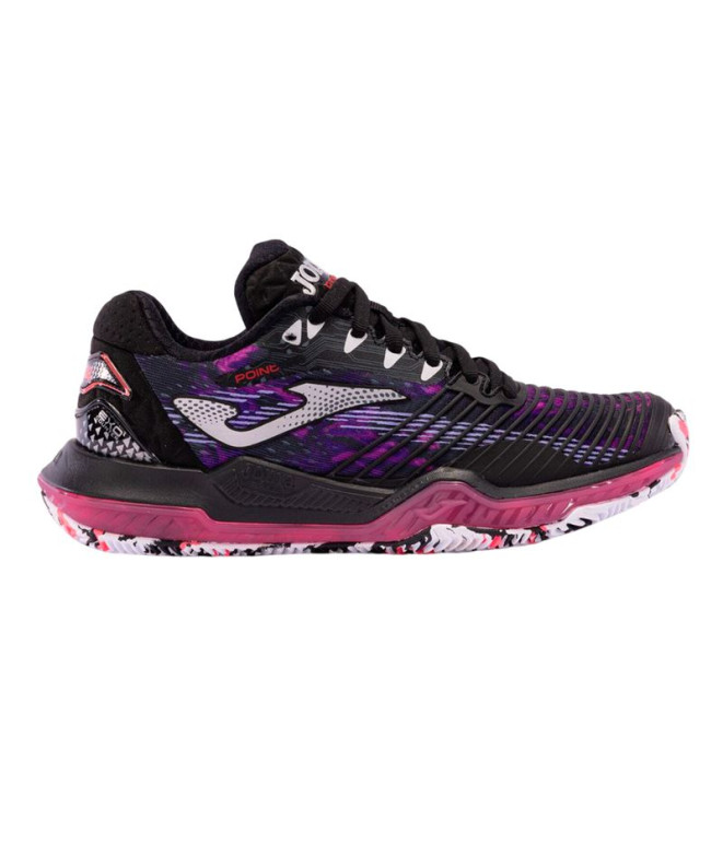 Zapatillas Joma Point 2401 Negro Fucsia Mujer