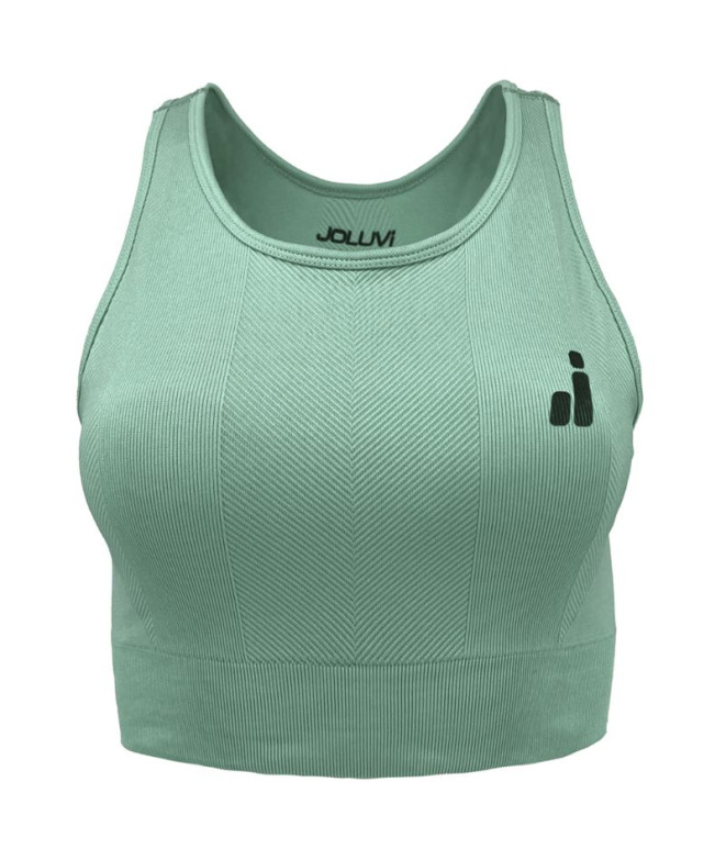 Top de montaña Joluvi Mia W Mujer Verde Palido