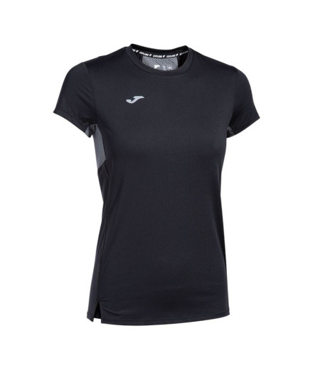 Camiseta Joma Manga Corta Explorer Mujer Negro