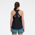 Camiseta New Balance Athletics Tank Mujer Negro
