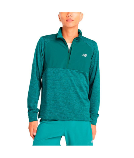 Sudadera New Balance Athletics Heat Grid 1/2 Zip Hombre