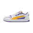 Zapatillas Puma Court Classic Street Hombre Blanco/Amarillo/Violeta