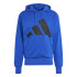 Sudadera adidas Bl French Terry Hd Hombre Azul/Negro