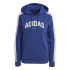 Sudadera adidas Softs Hood Mujer Azul Oscuro