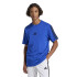 Camiseta adidas 3 Bandas Sj Hombre Azul/Negro