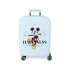 Trolley Disney Abs Suitcase 55Cm.4W.Disney 100 - Mickey Happiness Turquoise Azul