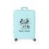 Trolley Disney Abs Suitcase 70Cm.W/Exp. 4W.Mickey Y Minnie Kisses Turquoise Azul