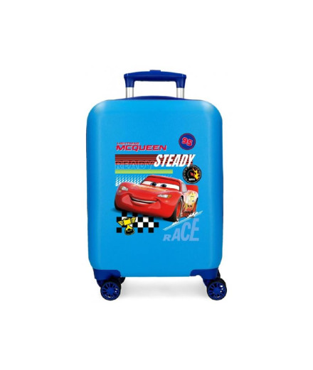 Trolley Disney Abs Suitcase 50 Cm.4R Cars Lets Race Azul