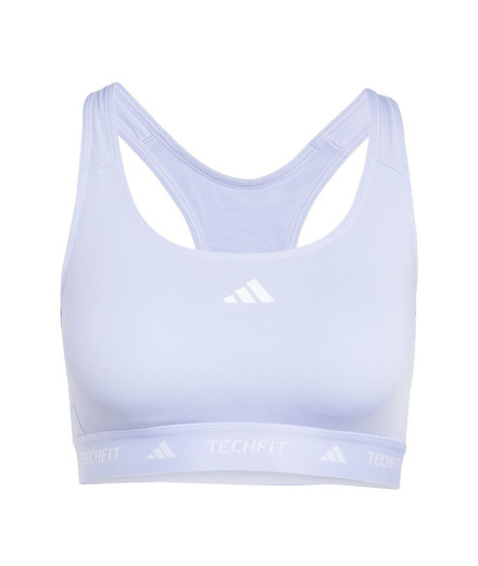 Sujetador Deportivo de Fitness adidas Techfit Mujer Azul