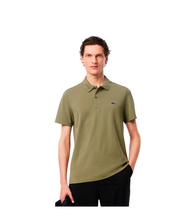 Polo Lacoste Chemise Col Bord-Cotes Manches...