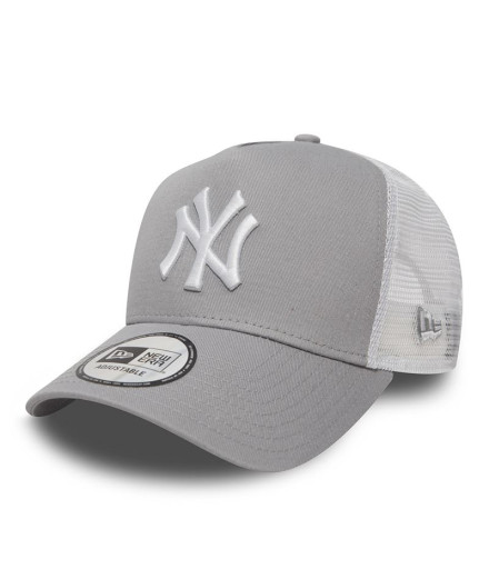 Gorra New Era New York Yankees Clean a Frame Trucker Gris