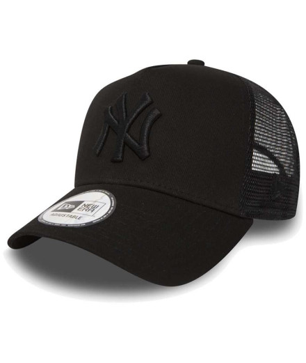 Gorra New Era New York Yankees Clean Negro E-Frame Trucker